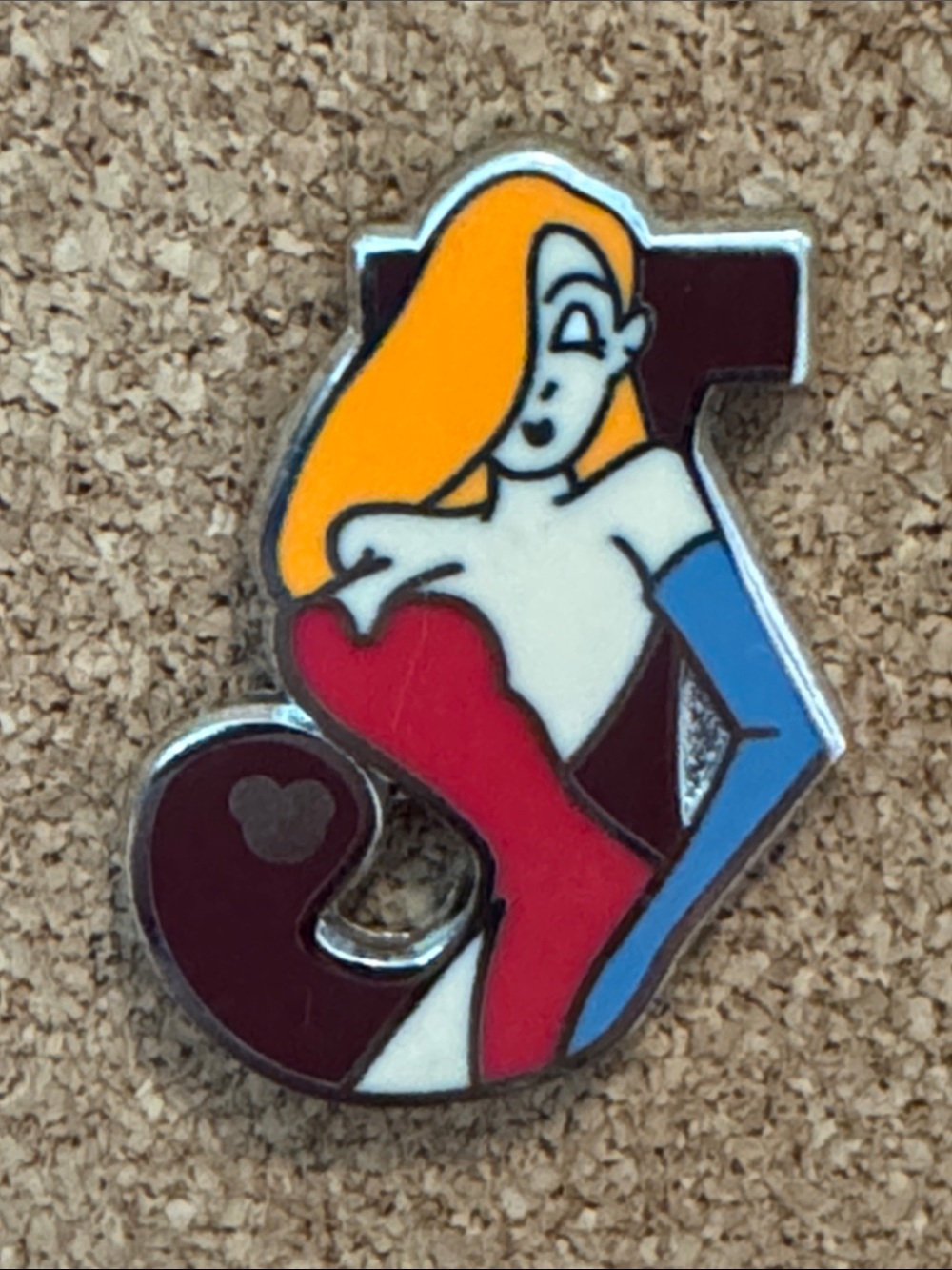5/$25 J For Jessica Rabbit Disney Pin